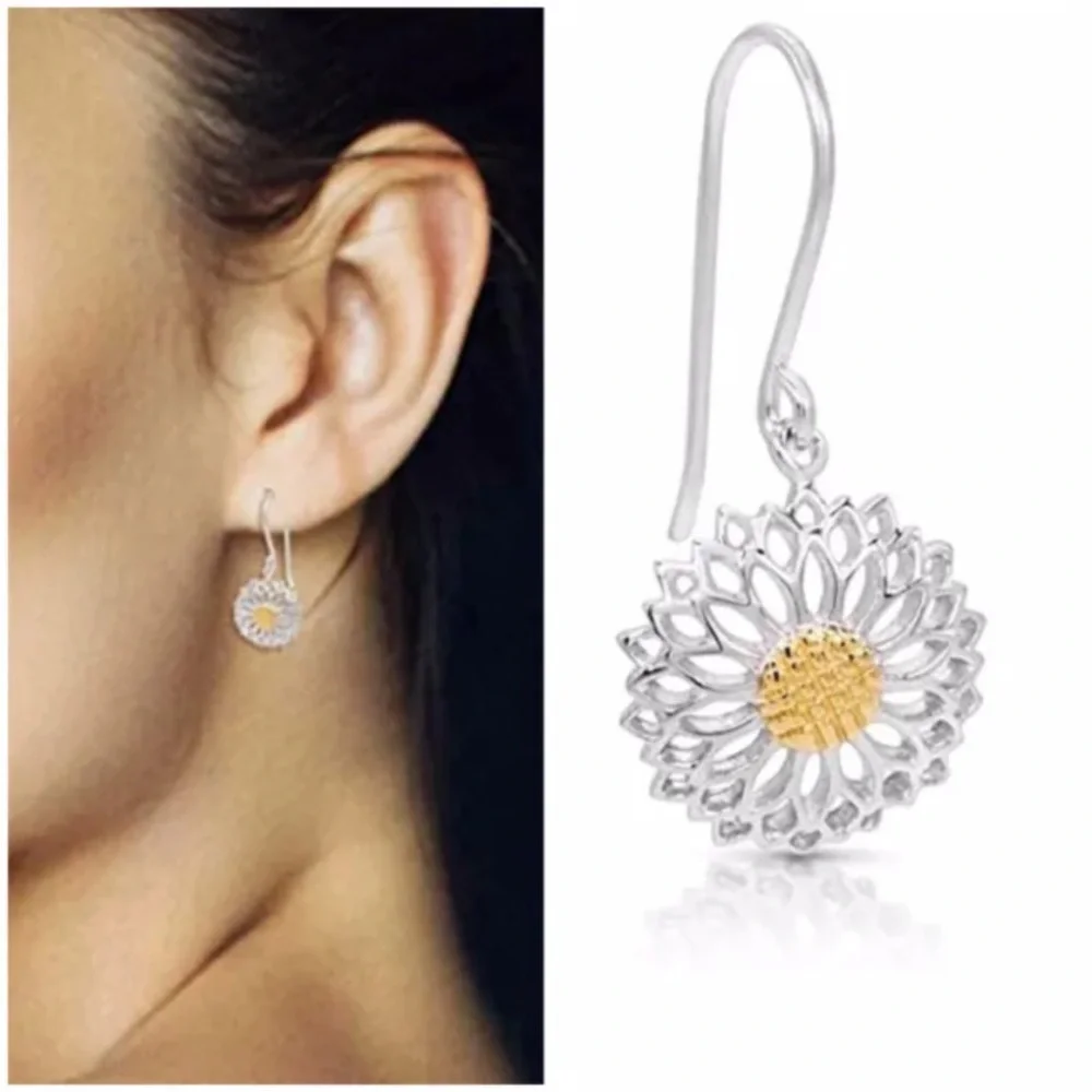 New Beautiful Daisy Flower Earrings